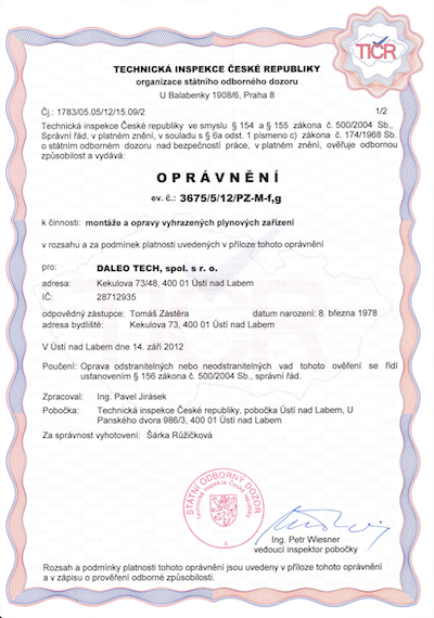 Certifikát